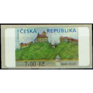 AU 1B (7,00 Kč) - Hrad Veveř&iacute;