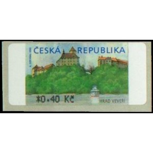 AU 1C (0,40 Kč) - Hrad Veveř&iacute;