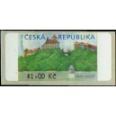 AU 1C (1,00 Kč) - Hrad Veveř&iacute;
