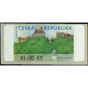 AU 1C (1,00 Kč) - Hrad Veveř&iacute;