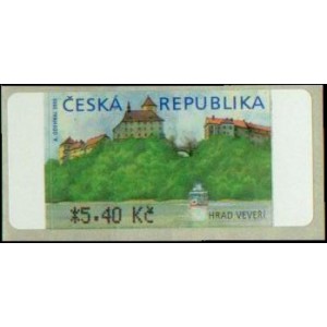 AU 1C (5,40 Kč) - Hrad Veveř&iacute;