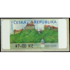 AU 1C (7,00 Kč) - Hrad Veveř&iacute;