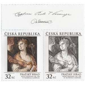 0926-927 (KH) - Pražsk&yacute; hrad - Paolo Veronese: Svat&aacute; Kateřina s andělem