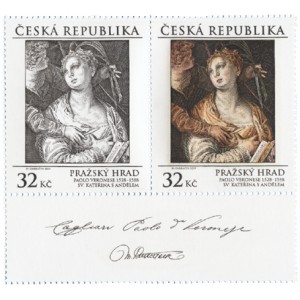 0926-927 (KD) - Pražsk&yacute; hrad - Paolo Veronese: Svat&aacute; Kateřina s andělem