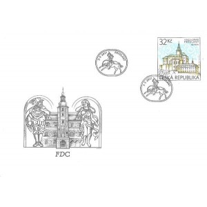 0922 FDC - EUROPA: Hrad a z&aacute;mek Fr&yacute;dlant