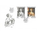 0926-927 FDC - Paolo Veronese: Svat&aacute; Kateřina s andělem