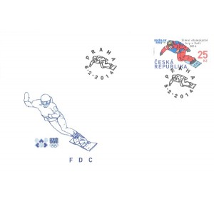 0797 FDC - Zimn&iacute; olympi&aacute;da v Soči 2014