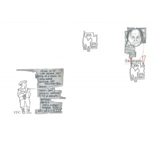 0802 FDC - Osobnosti: Bohumil Hrabal