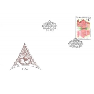 0804 FDC - Kr&aacute;sy na&scaron;&iacute; vlasti: Z&aacute;mek Červen&aacute; Lhota
