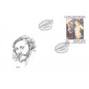 0808 FDC - Peter Paul Rubens: Shrom&aacute;žděn&iacute; olympsk&yacute;ch bohů﻿