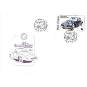 0819-820 FDC (s&eacute;rie) - V&aacute;clav Zapadl&iacute;k - Česk&aacute; auta