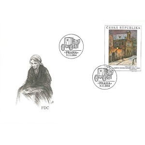 0824-826 FDC (s&eacute;rie) - Uměleck&aacute; d&iacute;la na zn&aacute;mk&aacute;ch