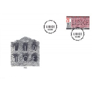 0722 FDC - 70. v&yacute;roč&iacute; vyhlazen&iacute; Lidic
