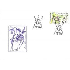 0730-733 FDC (s&eacute;rie) - Pěstitelstv&iacute; - kr&aacute;sa orchidej&iacute;