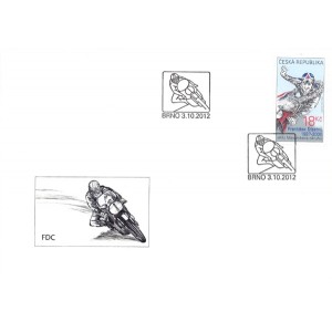 0743-744 FDC (s&eacute;rie) - Legendy Masarykova okruhu