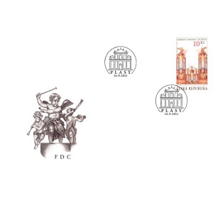 0697 FDC - Uměleck&aacute; řemesla - Historick&eacute; varhany v Plas&iacute;ch