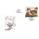 0936 FDC - ZOO Chomutov: Zubr evropsk&yacute;﻿