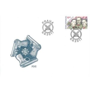 0941 FDC - Odbojov&aacute; skupina Tři kr&aacute;lov&eacute;