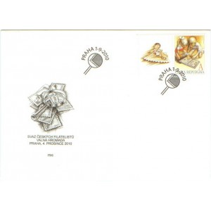 0643 FDC - Rozvoj filatelie - Valn&aacute; hromada SČF