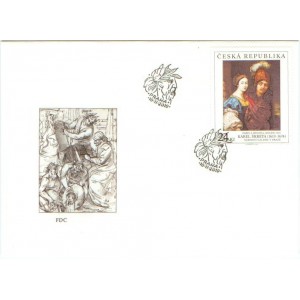 0661-663 FDC (s&eacute;rie) - Uměleck&aacute; d&iacute;la na zn&aacute;mk&aacute;ch