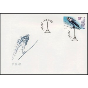 0588 FDC - MS v klasick&eacute;m lyžov&aacute;n&iacute; Liberec 2009