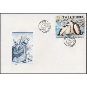 0589 FDC - Ochrana pol&aacute;rn&iacute;ch krajů a ledovců