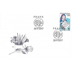 0944 FDC - Sdružen&iacute; česk&yacute;ch umělců grafiků Hollar &ndash; 100 let