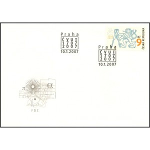 0501 FDC - Česk&eacute; vysok&eacute; učen&iacute; technick&eacute;
