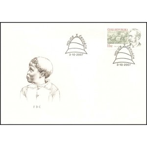 0530 FDC - 160. v&yacute;roč&iacute; narozen&iacute; Emila Holuba