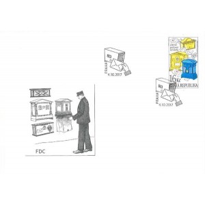 0945 FDC - 200 let po&scaron;tovn&iacute; schr&aacute;nky