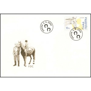 0473-474 (s&eacute;rie FDC) - EUROPA Integrace - hipoterapie a canisterapie