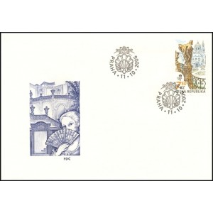 0492 FDC - Praha - Vrtbovsk&aacute; zahrada