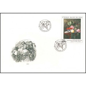0494-496 (s&eacute;rie FDC) - Uměleck&aacute; d&iacute;la na zn&aacute;mk&aacute;ch