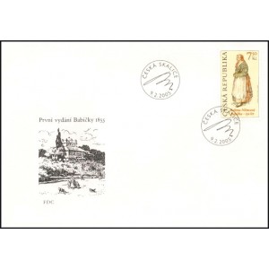 0425 FDC - Prvn&iacute; vyd&aacute;n&iacute; Babičky od Boženy Němcov&eacute;