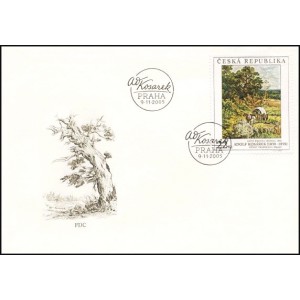 0452-454 (s&eacute;rie FDC) - Uměleck&aacute; d&iacute;la na zn&aacute;mk&aacute;ch