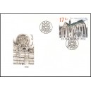 0388 FDC - Chr&aacute;m Nanebevzet&iacute; Panny Marie v Brně