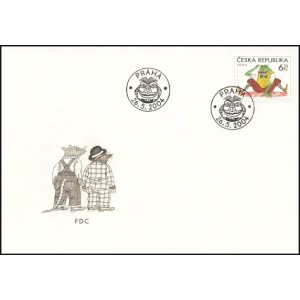 0402 FDC - Dětem - Žab&aacute;k