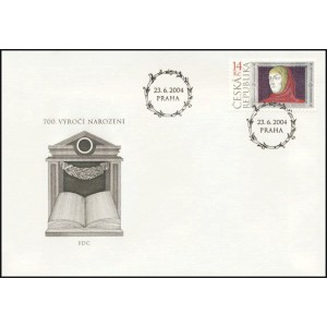 0404 FDC - Francesco Petrarca - 700. v&yacute;roč&iacute; narozen&iacute;