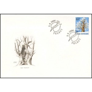 0407-408 (s&eacute;rie FDC) - Ochrana př&iacute;rody - chr&aacute;něn&eacute; stromy