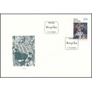 0321 FDC - Auguste Rodin: Muž s přeražen&yacute;m nosem