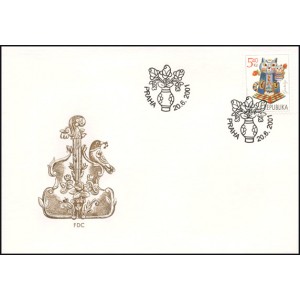 0295 FDC - Gratulačn&iacute; zn&aacute;mka