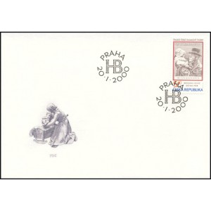 0243 FDC - Tradice česk&eacute; zn&aacute;mkov&eacute; tvorby
