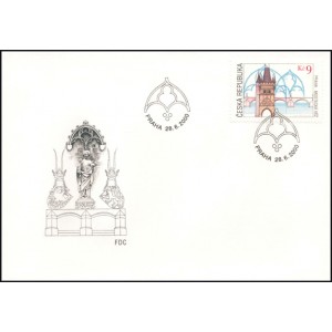 0261-263 FDC (s&eacute;rie) - Kr&aacute;sy na&scaron;&iacute; vlasti - Praha