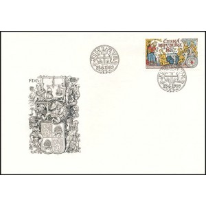 0224 FDC - 750. v&yacute;roč&iacute; jihlavsk&eacute;ho horn&iacute;ho pr&aacute;va