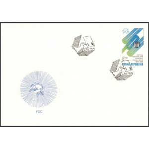 0225 FDC - 125. v&yacute;roč&iacute; Světov&eacute; po&scaron;tovn&iacute; unie (UPU)