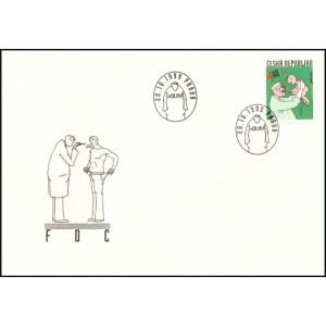 0232-234 FDC (s&eacute;rie) - Česk&yacute; kreslen&yacute; humor