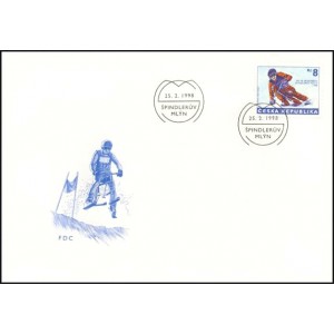 0170 FDC - MS ve skibobech &Scaron;pindlerův Ml&yacute;n 1998