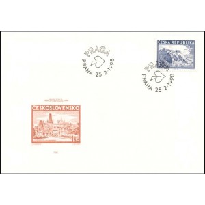 0171 FDC - Historie v&yacute;stav - PRAGA 1998