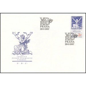 0133 FDC - Tradice česk&eacute; zn&aacute;mkov&eacute; tvorby