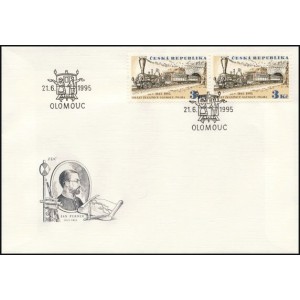 0081-82 FDC (s&eacute;rie) - 150. v&yacute;roč&iacute; př&iacute;jezdu prvn&iacute;ho vlaku z Olomouce do Prahy
